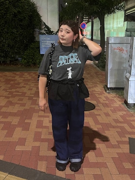 「アイテム（ヘアピン）」を使った、なっちゃんさん（レディース・160cm）の夏コーディネート