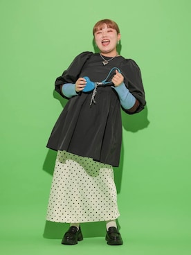 「アイテム（ピアス（両耳用））」を使った、なっちゃんさん（レディース・160cm・20代）の冬コーディネート