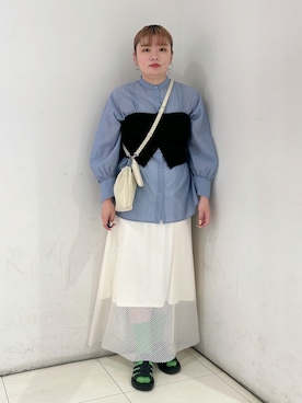 「アイテム（その他トップス）」を使った、なっちゃんさん（レディース・160cm・20代）の春コーディネート