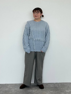 「LOWRYS FARM（ローリーズファーム）のアイテム（ファッション雑貨）」を使った、なっちゃんさん（レディース・160cm）の秋コーディネート