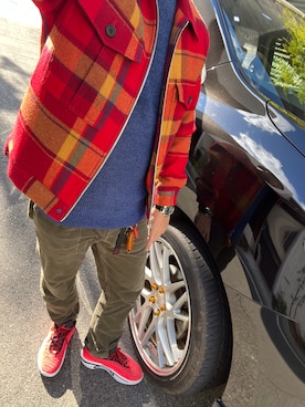 「Paul Smith（ポールスミス）のアイテム（ブルゾン）」を使った、ゆーき@相互フォローさん（メンズ・167cm）の冬コーディネート