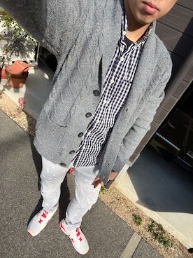 「quadro（クオドロ）のアイテム（トップス）」を使った、ゆーき@相互フォローさん（メンズ・167cm）の冬コーディネート