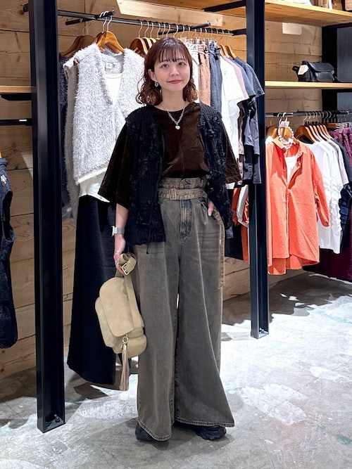 セール】ベロアTEEブラウス（シャツ/ブラウス）｜niko and