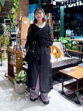 「アイテム（その他トップス）」を使った、おでんさん（レディース・153cm・20代）の夏コーディネート