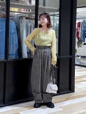 「niko and...（ニコアンド）の【NKJ 2025AW】REMAKE BARREL DENIM（デニムパンツ）」を使った、おでんさん（レディース・152cm）の夏コーディネート
