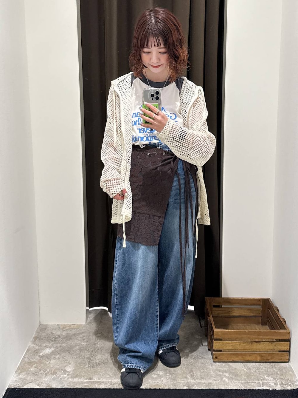 ニコアンド☆WILLIAM B.ELIOTT カーブデニムパンツ （niko and