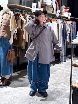 「アイテム（キャップ）」を使った、おでんさん（レディース・152cm・30代）の夏コーディネート