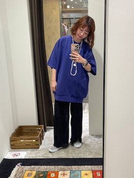 「NUMERALS（ヌメラルズ）のアイテム」を使った、おでんさん（レディース・153cm）の春コーディネート