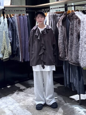 「アイテム（スリッポン）」を使った、おでんさん（レディース・152cm・20代）の秋コーディネート