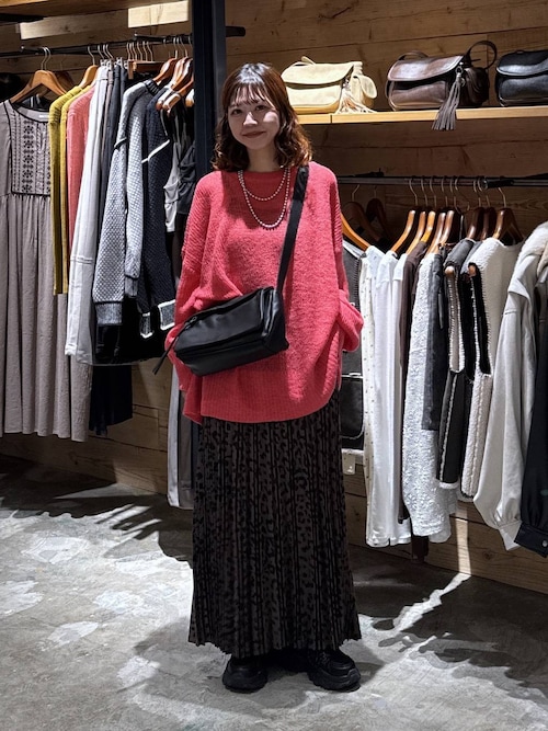 美品✨ パラスパレス アルパカ ウール ニット 赤 2サイズ 編み込み