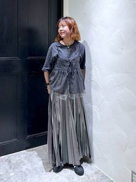 「アイテム（その他トップス）」を使った、おでんさん（レディース・153cm・20代）の春コーディネート