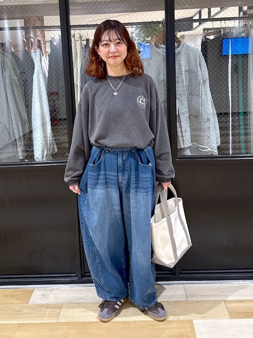 セール】【MODE NORM CORE】ミニ裏毛グラフィックロングTシャツ（T