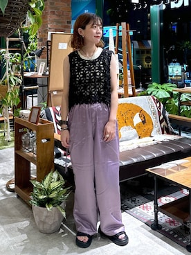 「アイテム（その他トップス）」を使った、おでんさん（レディース・153cm・20代）の夏コーディネート