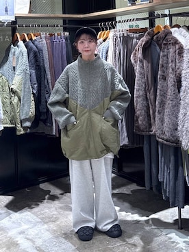 「アイテム（スリッポン）」を使った、おでんさん（レディース・152cm・20代）の秋コーディネート