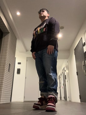 「アイテム（スウェット）」を使った、ryouta0319さん（メンズ・165cm）の秋コーディネート