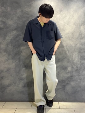 「GLOSTER（グロスター）のアイテム」を使った、shuji22さん（メンズ・170cm）の夏コーディネート