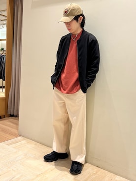 「FRUIT OF THE LOOM（フルーツオブザルーム）のアイテム」を使った、shuji22さん（メンズ・170cm）の冬コーディネート