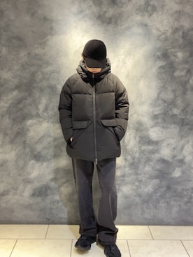 「アイテム（ダウンジャケット/コート）」を使った、shuji22さん（メンズ・170cm）の秋コーディネート