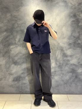 「アイテム（ポロシャツ）」を使った、shuji22さん（メンズ・170cm）の秋コーディネート