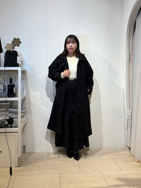 「アイテム（ベルト）」を使った、mayuuu528さん（レディース・158cm）の秋コーディネート