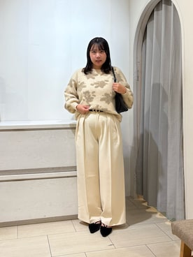 「アイテム（ベルト）」を使った、mayuuu528さん（レディース・158cm）の秋コーディネート