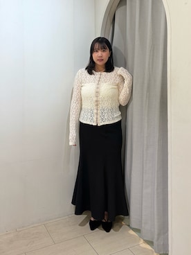 「アイテム（キャミソール）」を使った、mayuuu528さん（レディース・158cm）の秋コーディネート