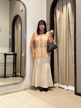 「シアーシャツ」｜mayuuu528さん（骨格ストレート・レディース・158cm）の夏コーディネート