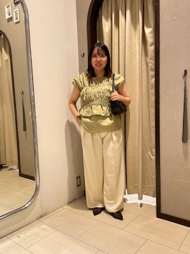 「ぽっちゃり」｜mayuuu528さん（骨格ストレート・レディース・158cm）の夏コーディネート