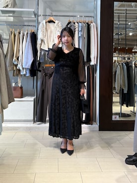 「同窓会」｜mayuuu528さん（レディース・158cm）の冬コーディネート