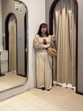 「アイテム（キャミソール）」を使った、mayuuu528さん（レディース・158cm）の夏コーディネート