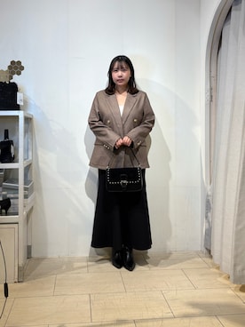 「アイテム（キャミソール）」を使った、mayuuu528さん（レディース・158cm）の秋コーディネート