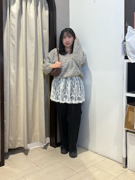 mayuuu528さん（レディース・158cm）の冬コーディネート