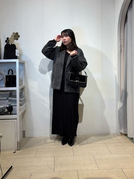 「アイテム（ワンピース）」を使った、mayuuu528さん（レディース・158cm）の秋コーディネート