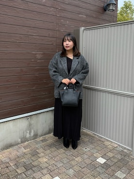 「アイテム（ワンピース/ドレス）」を使った、mayuuu528さん（レディース・158cm）の秋コーディネート