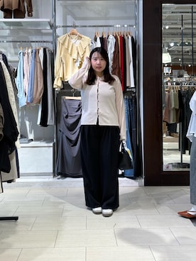 「Thevon（ゼボン）のアイテム（バッグ）」を使った、mayuuu528さん（レディース・158cm）の春コーディネート