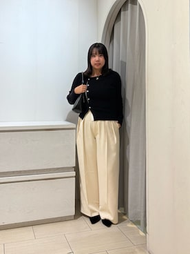 「アイテム（キャミソール）」を使った、mayuuu528さん（レディース・158cm）の秋コーディネート