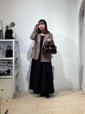 「アイテム（テーラードジャケット）」を使った、mayuuu528さん（レディース・158cm）の秋コーディネート