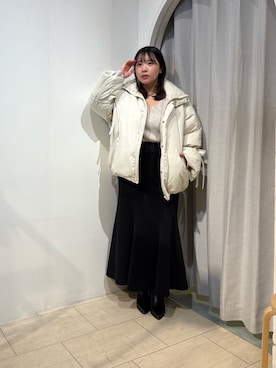 「アイテム（ベルト）」を使った、mayuuu528さん（レディース・158cm）の秋コーディネート