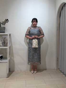 「アイテム（ドレス）」を使った、mayuuu528さん（レディース・158cm）の秋コーディネート
