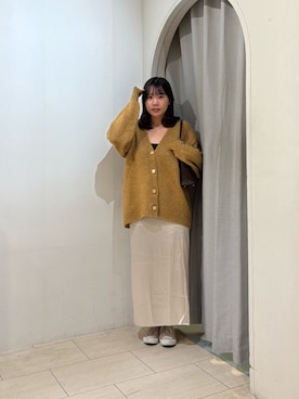 「アイテム（キャミソール）」を使った、mayuuu528さん（レディース・158cm）の秋コーディネート