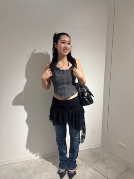 「アイテム（その他トップス）」を使った、nnfashionさん（レディース・163cm）の夏コーディネート