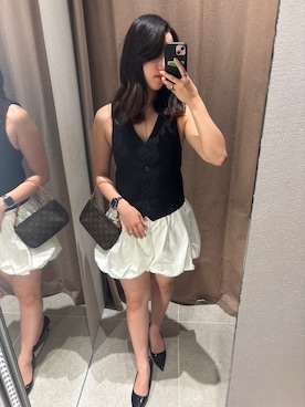「アイテム（ハンドバッグ）」を使った、nnfashionさん（レディース・163cm）の夏コーディネート