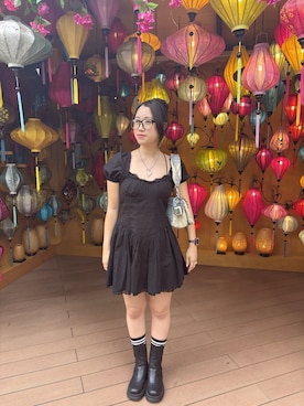 「ZARA（ザラ）のアイテム（ワンピース）」を使った、nnfashionさん（レディース・163cm）の秋コーディネート