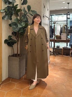 「アイテム（その他アウター）」を使った、さこちゃんさん（レディース・155cm）の秋コーディネート