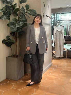 「RIVE DROITE（リヴドロワ）のアイテム（パンプス）」を使った、さこちゃんさん（骨格ストレート・レディース・155cm）の秋コーディネート