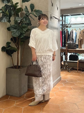 「アイテム（ワンピース）」を使った、さこちゃんさん（レディース・155cm）の夏コーディネート