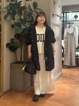 「RIVE DROITE（リヴドロワ）のアイテム（スウェット）」を使った、さこちゃんさん（骨格ストレート・レディース・155cm）の秋コーディネート