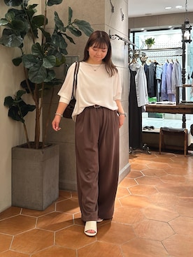 「アイテム（アクセサリー）」を使った、さこちゃんさん（レディース・155cm）の春コーディネート