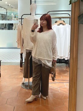 さこちゃんさん（レディース・155cm）の春コーディネート