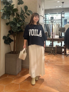 「アイテム（アクセサリー）」を使った、さこちゃんさん（レディース・155cm）の冬コーディネート